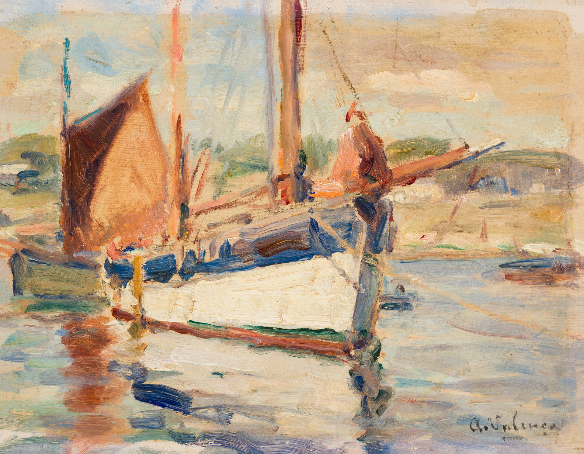 Sketch of Fishing Boats